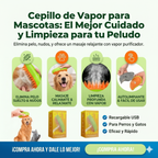 Cepillo a Vapor Premium Para Mascotas